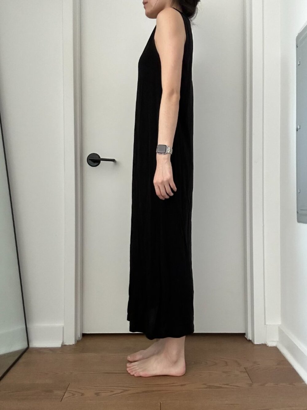 COS Black mesh maxi dress - Picture 3 of 3